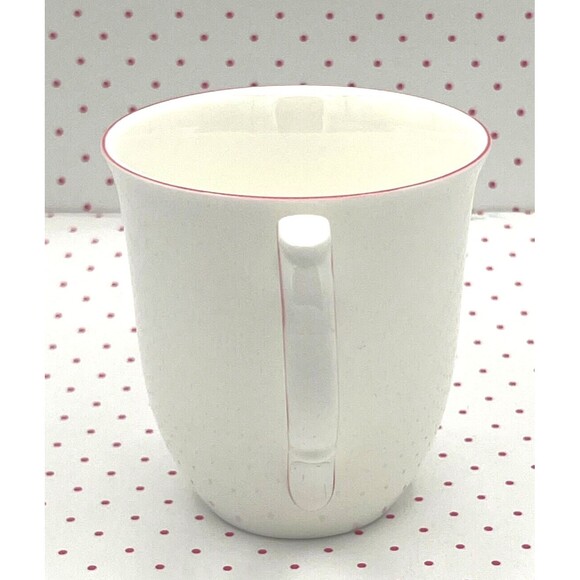 Twig New York Fine Bone‎ China Mugs Boutique Amelie Roseate Rim Set of Two NWB - Picture 11 of 16